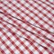 1 Yard Cotton Shirting Red Baby Blue and White Plaid Deadstock